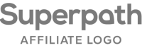 Superpath Affiliate Logo in gray text, representing a content marketing network partnership.